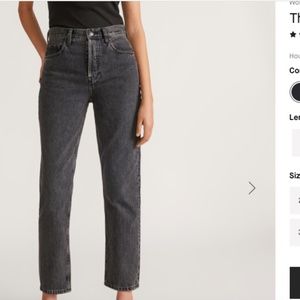 Everlane 90s Cheeky Ankle Jean (Size 25.- vintage indigo wash)
